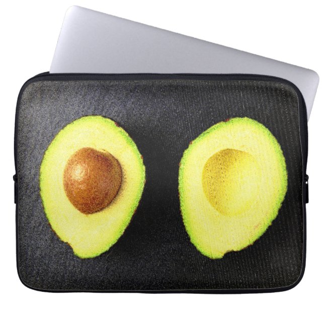 "Avocado Fruit" Cute Photo. Köp nu Laptop Fodral (Framsidan)