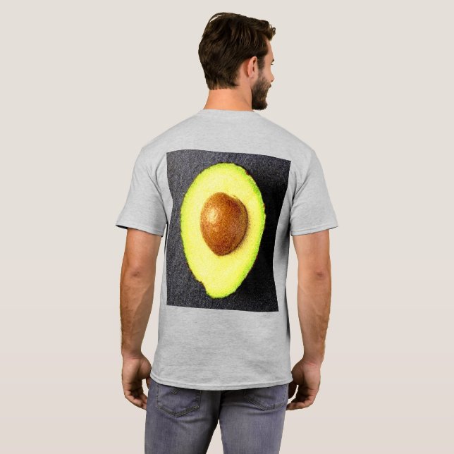 "Avocado Fruit" Cute Photo. Köp nu T Shirt (Hel baksida)