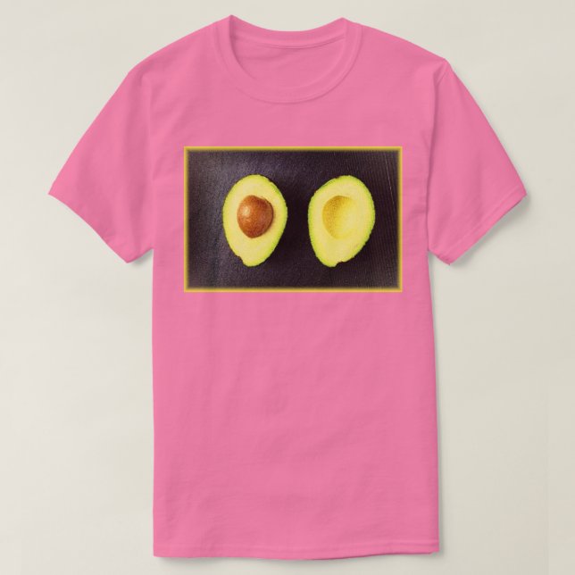 "Avocado Fruit" Cute Photo. Köp nu T Shirt (Design framsida)