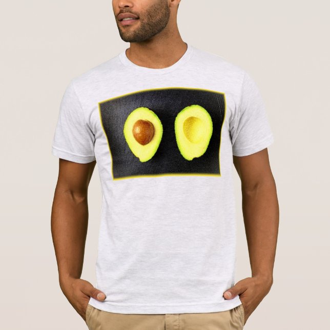 "Avocado Fruit" Cute Photo. Köp nu T Shirt (Framsida)