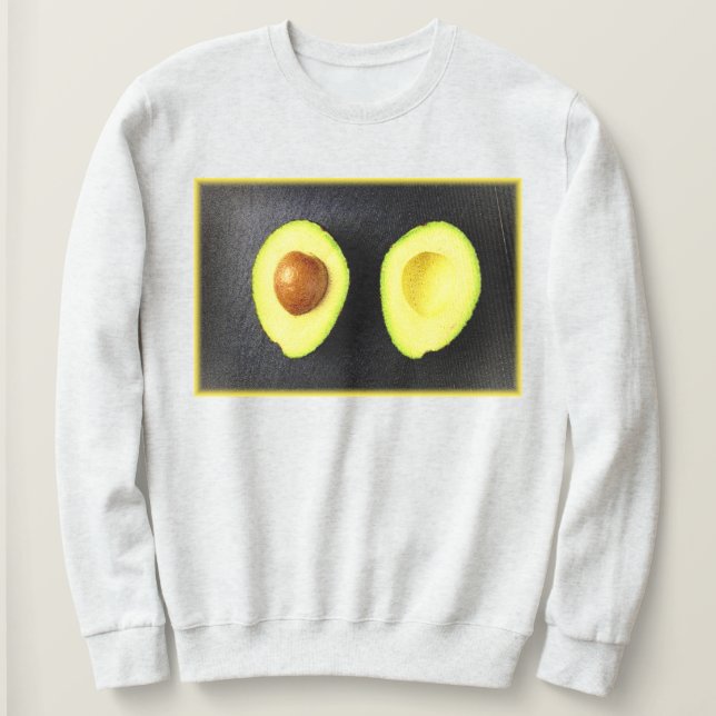 "Avocado Fruit" Cute Photo. Köp nu T Shirt (Design framsida)