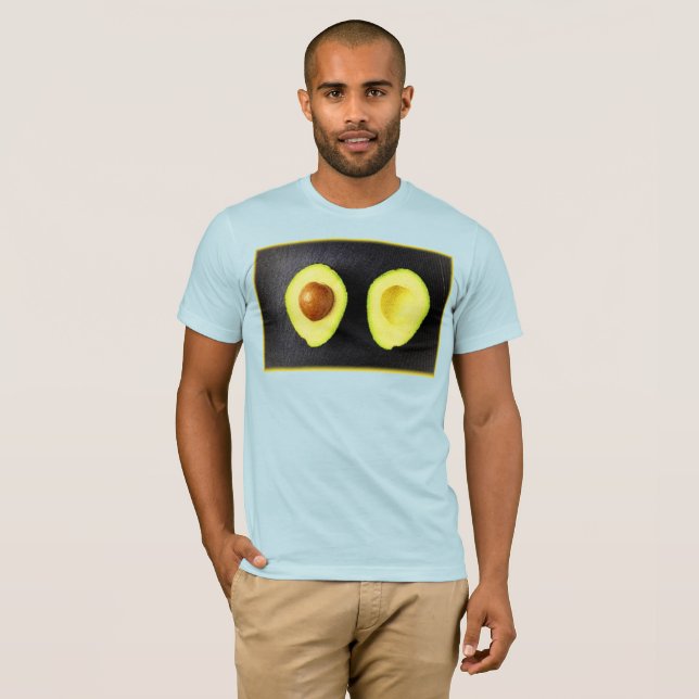 "Avocado Fruit" Cute Photo. Köp nu T Shirt (Hel framsida)