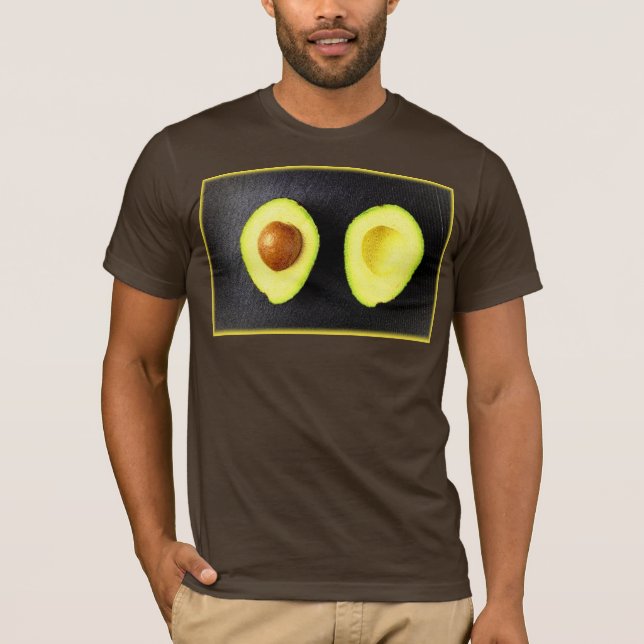 "Avocado Fruit" Cute Photo. Köp nu T Shirt (Framsida)