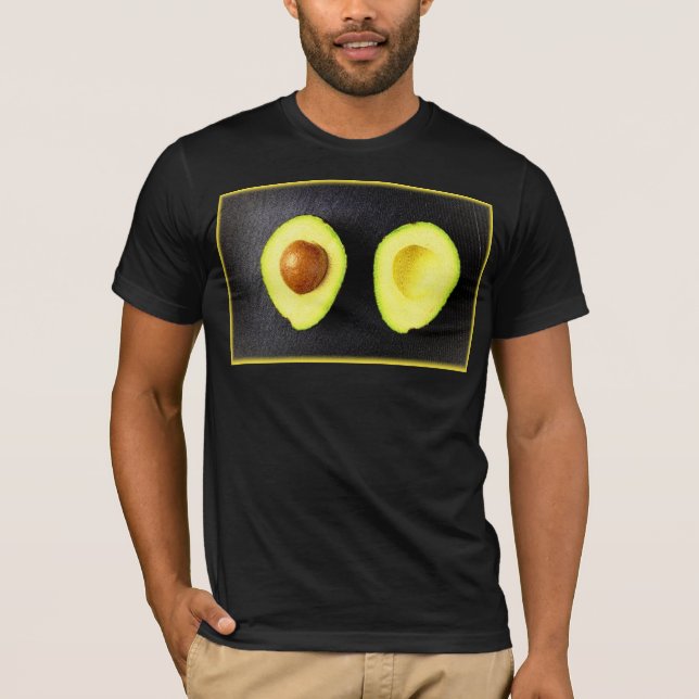 "Avocado Fruit" Cute Photo. Köp nu T Shirt (Framsida)