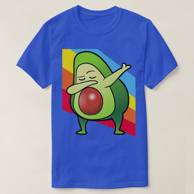 Avocado Fruit Dabbing Dab Dancing T Shirt (Design framsida)