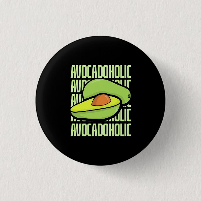 Avocado Fruit Food Knapp (Framsida)