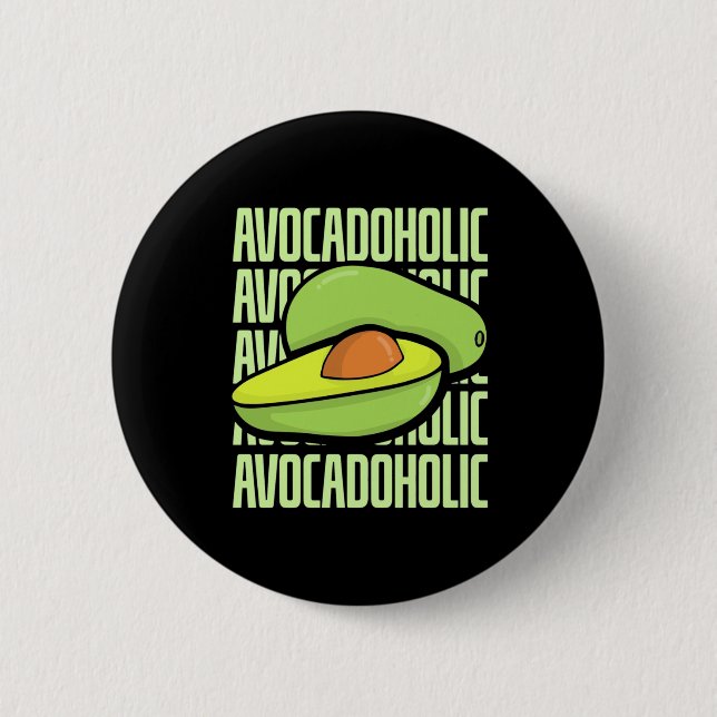 Avocado Fruit Food Knapp (Framsida)