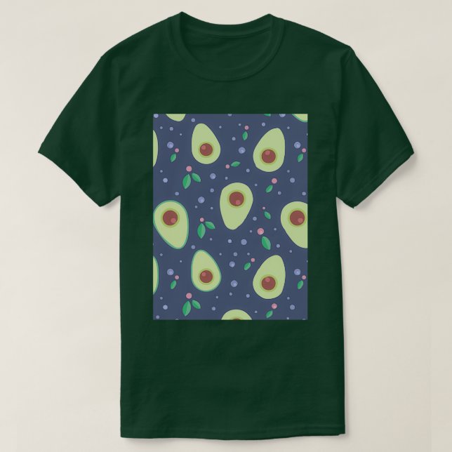 Avocado Fruits Conferva Handflatan T Shirt (Design framsida)