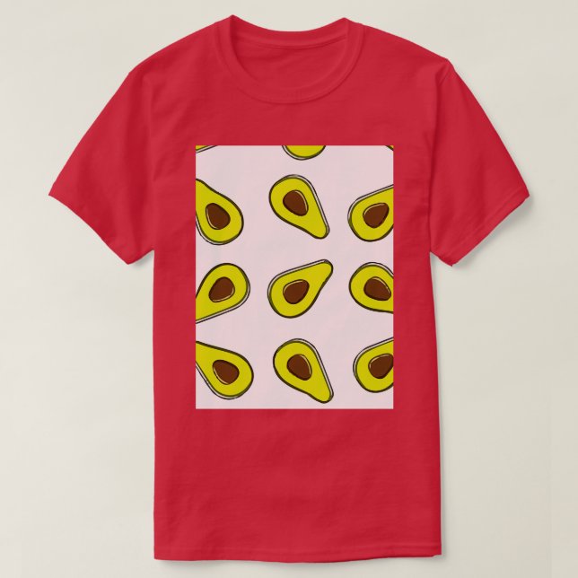 Avocado Fruits Juicy Fruit Citrus T Shirt (Design framsida)