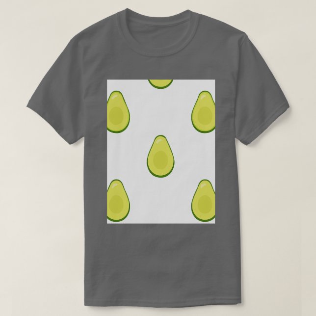 Avocado Fruits Mode Tropical Culture Classic TS T Shirt (Design framsida)