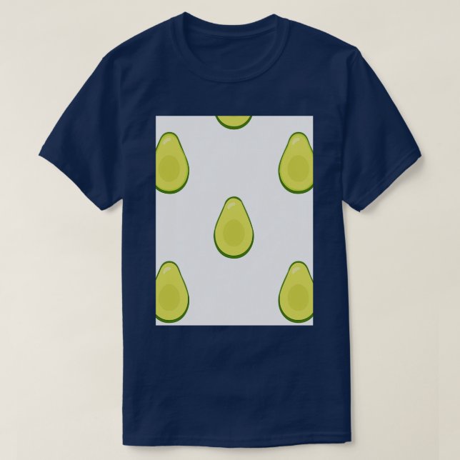 Avocado Fruits Mode Tropical Culture T Shirt (Design framsida)