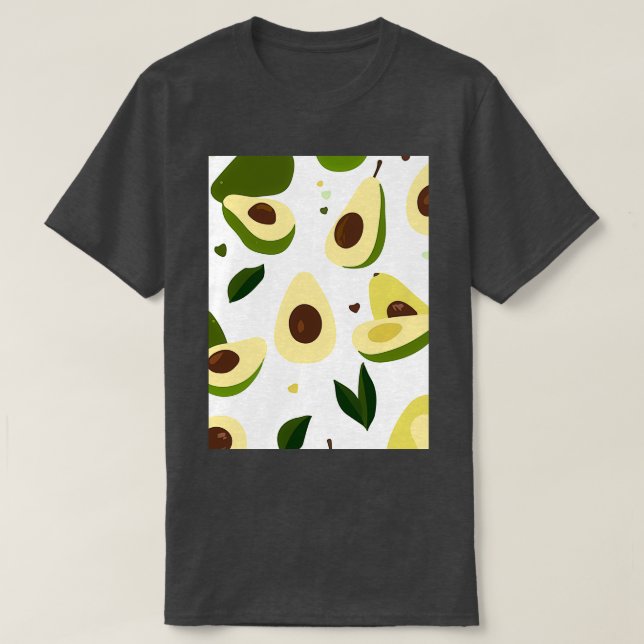 Avocado Fruits Sweet Textile T Shirt (Design framsida)