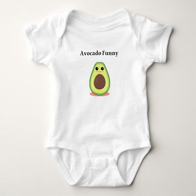 Avocado Funny Baby T Shirt (Skapare uppladdad)