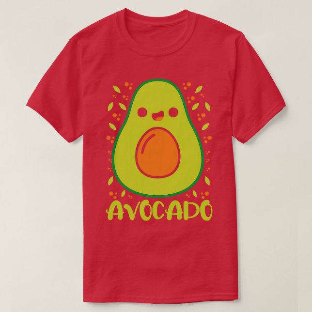 Avocado Funny Fruits Kids 2 T Shirt (Design framsida)