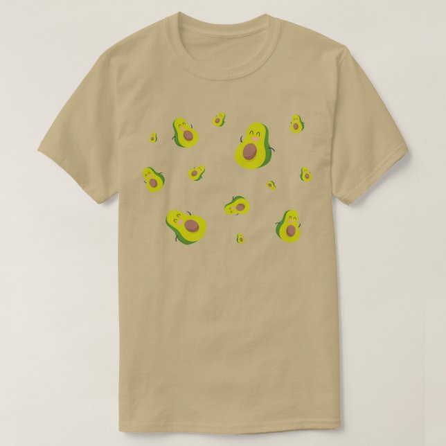 Avocado Funny T Shirt (Design framsida)