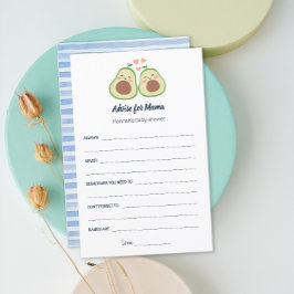 Avocado Gender Neutral Baby Shower Advice Mamma