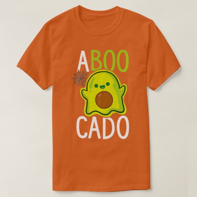Avocado Ghost Halloween Funny Avocado T Shirt (Design framsida)