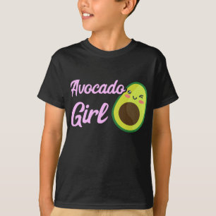 Avocado Girl Avocado Fruit Älskare Guacamole Healt T Shirt