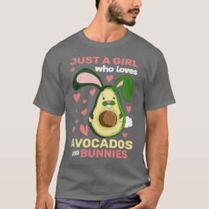 Avocado Girls Rabbit Women Cute Forest Animal Bunn T Shirt