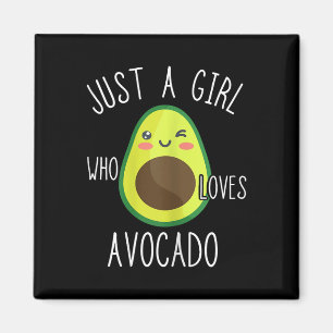 Avocado Girls Sweet Avocado Fruit Älskare Sommar f Magnet
