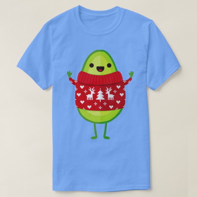 Avocado God jul 6 T Shirt (Design framsida)