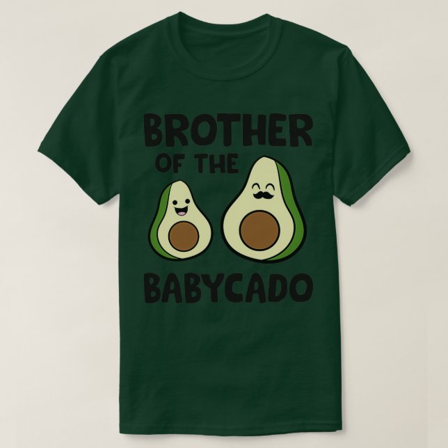 Avocado Gravid Reveal Brother of the Babycado A T Shirt (Design framsida)