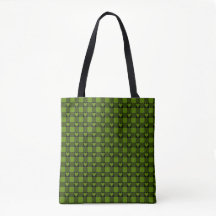 Avocado Green Black Buffalo Heart Plaid