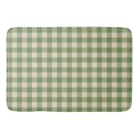 Avocado Grönt Cottagecore Gingham Check Play
