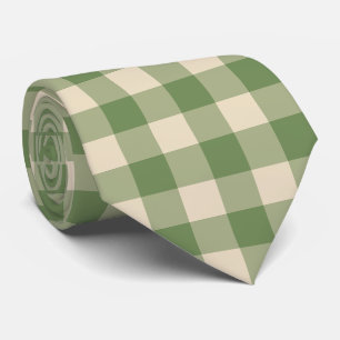 Avocado Grönt Cottagecore Gingham Check Play Slips
