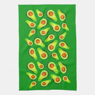 Avocado grönt health Fruodie Foodie Kökshandduk