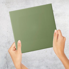 Avocado Grönt solid Färg Tile Kakelplatta