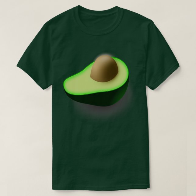 Avocado Grönt T Shirt (Design framsida)