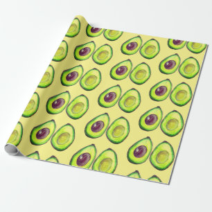 Avocado Grönt Vegan Foodie Vegeterian Foodie Wrapp Presentpapper