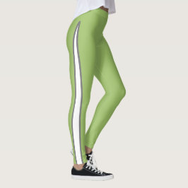 Avocado-Grönten för designern har fokus Leggings