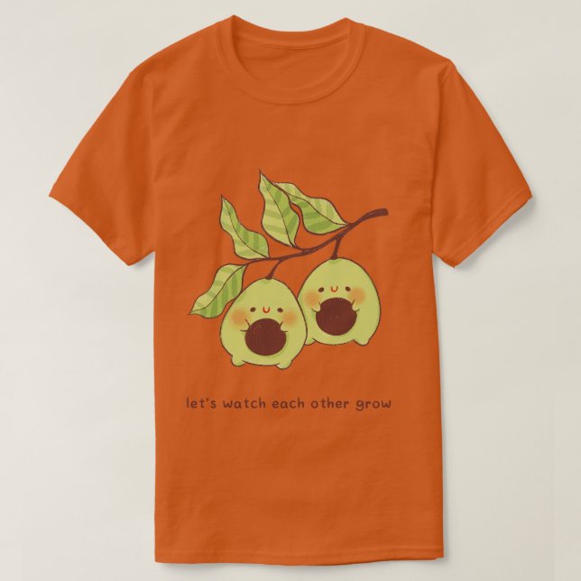 Avocado Growth T Shirt (Design framsida)