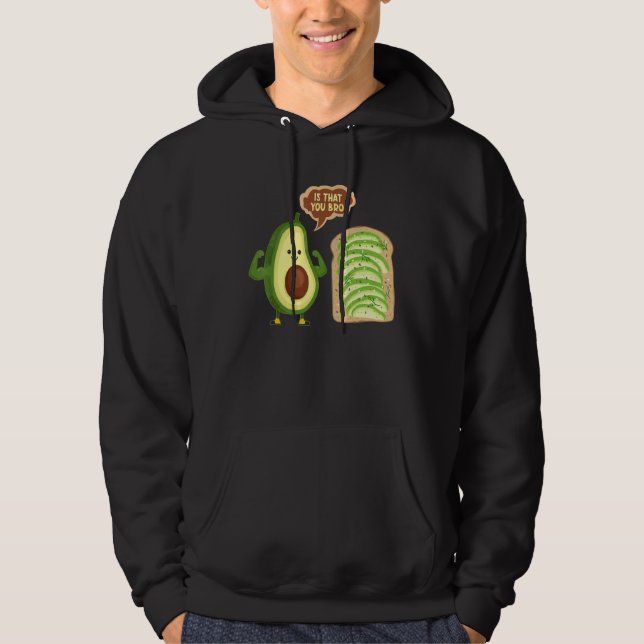 Avocado Guacamole Is That You Bro Avocado Hoodie (Framsida)