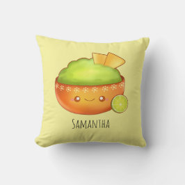 Avocado Guacamole och Tortilla Chip Kudde