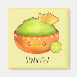 Avocado Guacamole och Tortilla Chip Magnet