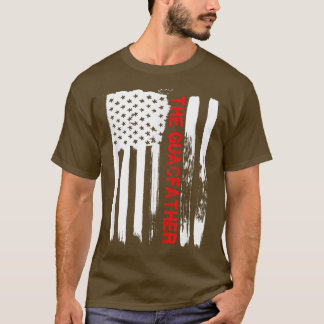 Avocado Guacamole T Gift Guacfather USA flagga Shirt