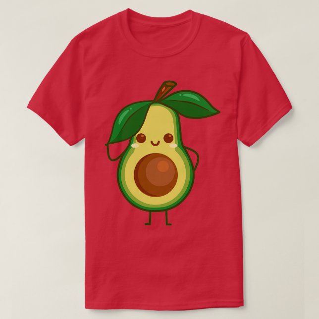 Avocado Guacamole T Shirt (Design framsida)