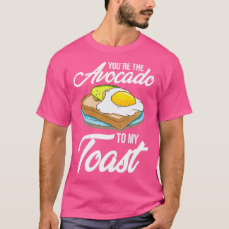 Avocado Guacamole Vegan Vegetarian Fruit Health 6 T Shirt