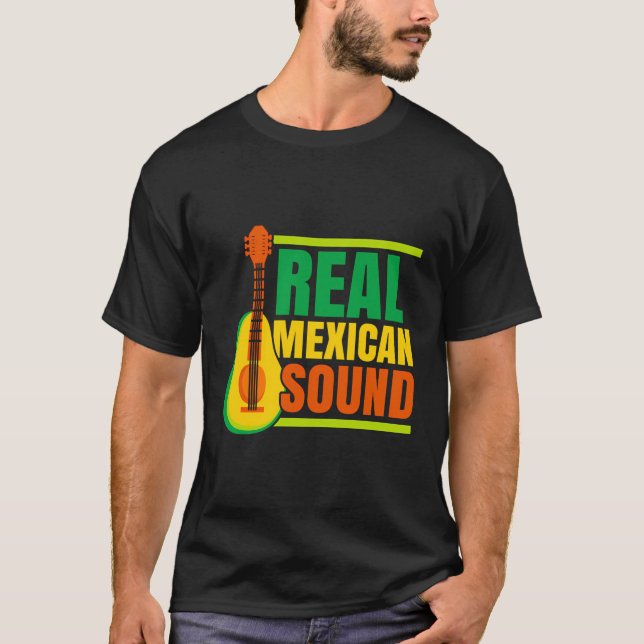 Avocado Guitar Player Guac Guitarist Guacamole Lov T Shirt (Framsida)