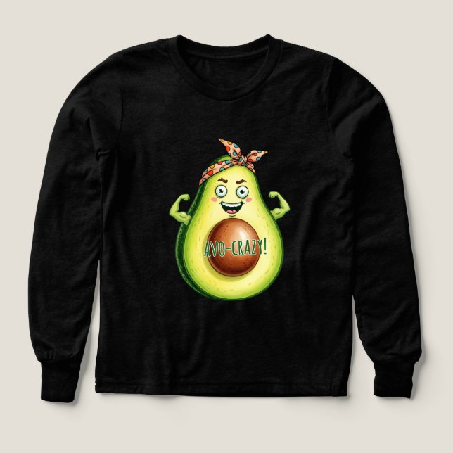 Avocado Gym Buff av Natasha Us T Shirt (Design framsida)