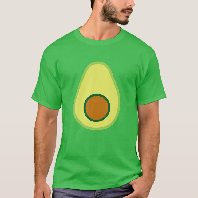 Avocado Halloween Costume Cute Trendig Group Frukt T Shirt (Framsida)