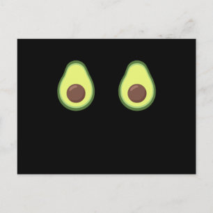 Avocado Halloween Costume Funny Avocados Vykort