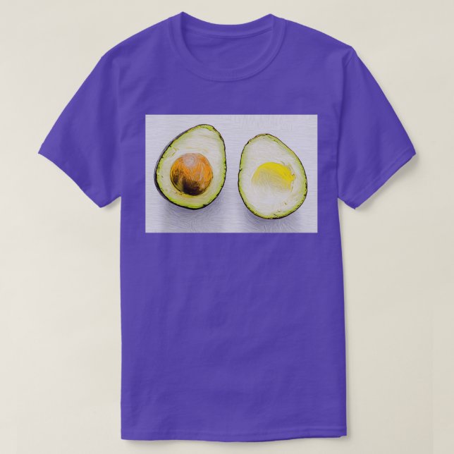 Avocado halves t shirt (Design framsida)