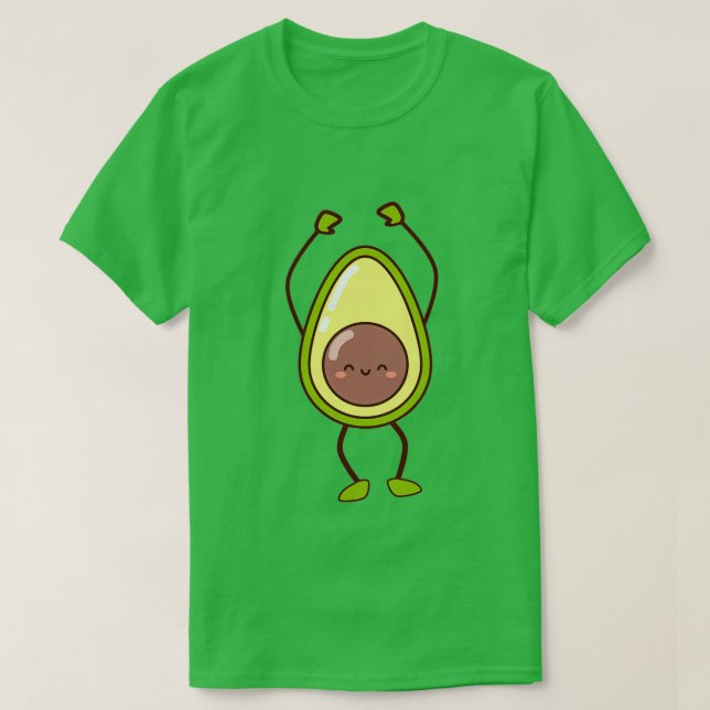Avocado händer uppåt party t shirt (Design framsida)