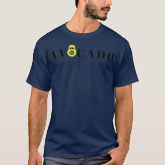 Avocado Healthy Eating Cute Funny Skriv ut 2 T Shirt