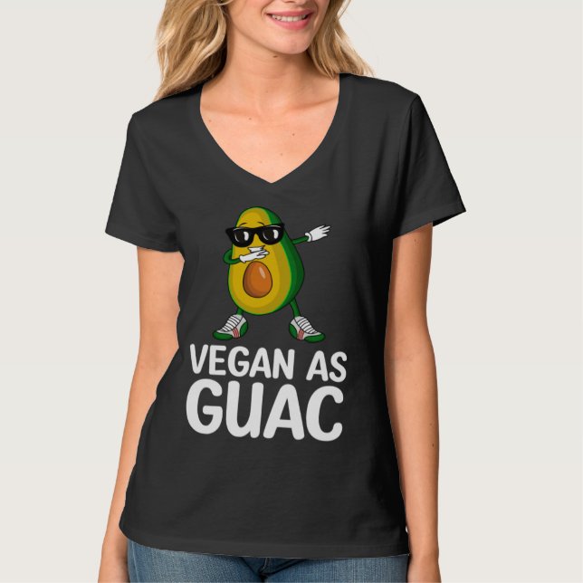 Avocado  Healthy Fruit Guacamole Vegetarian Vegan  T Shirt (Framsida)