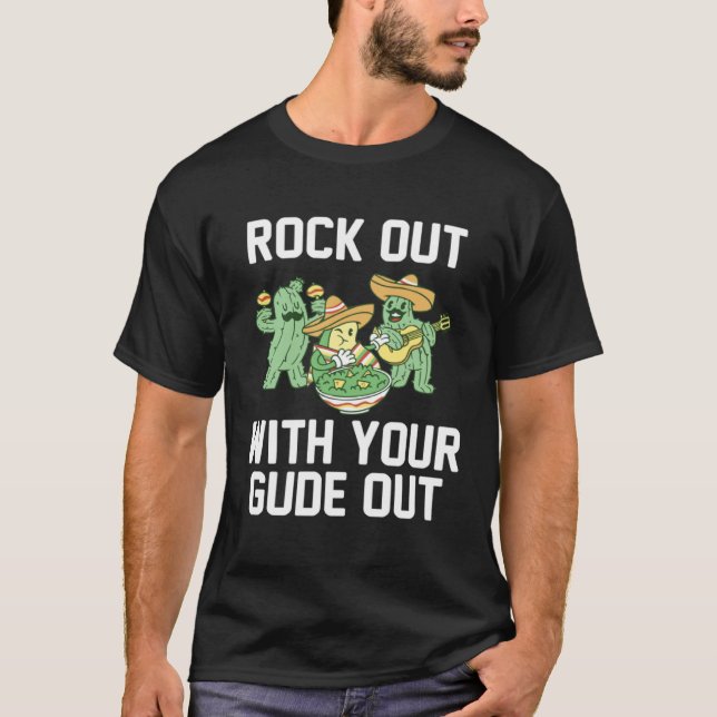 Avocado Healthy Fruit Guacamole Vegetarian Vegan T Shirt (Framsida)
